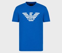 T-Shirt aus Pima-Jersey mit Logo-Print
