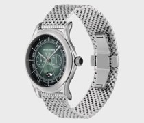 Multifunktions-Swiss-Made-Quarzuhr aus Edelstahl