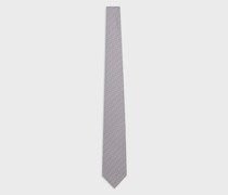 Krawatte aus Reiner Seide mit Muster In Jacquard-stoff-verarbeitung
