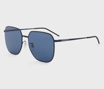 Eckige Unisex-Sonnenbrille