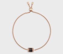 Emporio Armani Roségoldfarbenes Edelstahlarmband