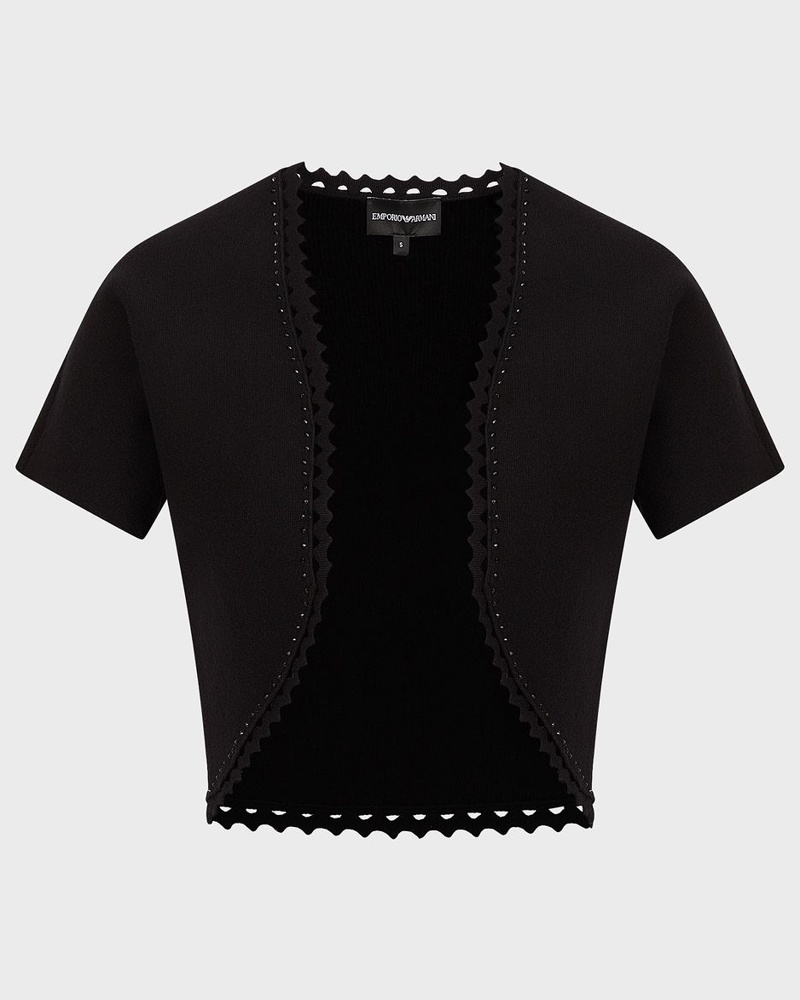 Emporio Armani Damen Stoff-Bolero