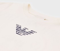 Pullover Aus Bio-jersey mit Sustainable collection-logo-print