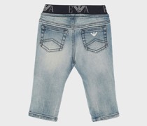 Jeans aus sandstrahlbehandeltem Denim