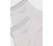 Geschenkbox mit Socken mit Jacquard-Logo