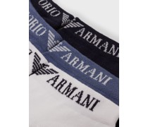 3er-Pack Socken mit Jacquard-Logo