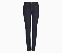 Jeans J18 High Waist Skinny Leg aus Mercerisiertem Komfort-denim