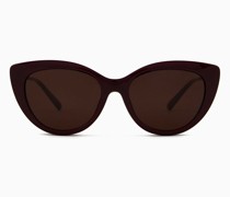 Cat-eye-sonnenbrille Für Damen mit Wechselgläsern