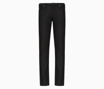 Jeans J06 In Slim Fit aus Mischwolle Tinto-filo
