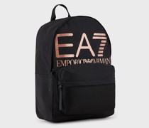 Rucksack aus ökologisch nachhaltigem Gewebe mit Maxi-Logo