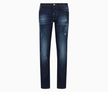 Jeans J06 In Slim Fit aus Denim Made In Italy