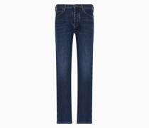Jeans J21 In Regular fit aus Gewaschenem Komfort-denim 11,5 Oz