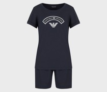 Pyjama aus Bio-Baumwolle Logomania