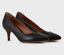 Pumps Aus Leder mit Stiletto-absatz