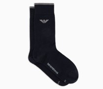 Socken aus Lisle-garn mit Adler-logo