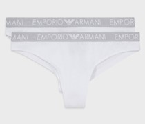 Zwei Brazilian Slips mit Iconic-Logo