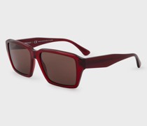 Sonnenbrille mit rechteckiger Fassung für Herren