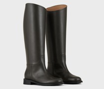 Stiefel Aus Glänzendem Leder Icon