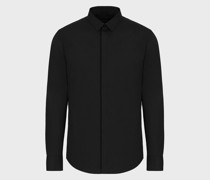 Hemd in Slim Fit aus Stretchtwill
