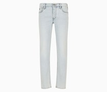 Jeans j75 In Slim Fit aus Delavé-denim
