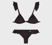 Triangel-Bikini mit Rüschen