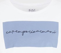 Logo Series T-Shirt aus Baumwollstretch