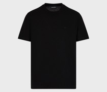 T-shirt aus Jacquard-jersey mit Optischem Muster