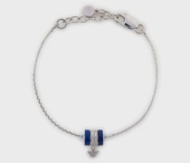 Armband aus Silber und Blauem Lapislazuli