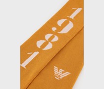 Kniestrümpfe Aus Bio-baumwolle mit 1981-jacquard-logo Der Sustainable collection