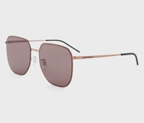Eckige Unisex-Sonnenbrille