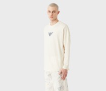 Pullover Aus Bio-jersey mit Sustainable collection-logo-print