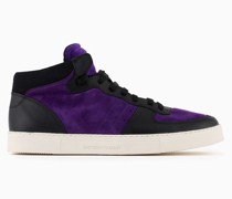 Reloaded By Emporio Armani High-top-sneaker Aus Leder und Veloursleder Armani Sustainability Values