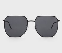 Eckige Unisex-sonnenbrille