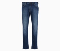 Jeans J16 In Slim Fit aus Verwaschenem Denim