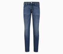 Jeans J06 In Slim Fit aus Denim-twill 10 Oz In Melange-optik