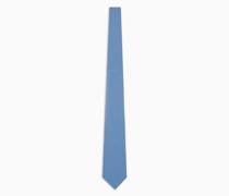 Krawatte aus Reinem Seiden-jacquard mit Zweifarbigem Mikromuster