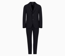 Einreihiger Anzug In Modern Fit aus Kompaktem Bi-stretch