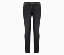 Jeans J06 In Slim Fit aus Denim-twill 10 Oz In Melange-optik