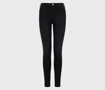 Jeans J20 High Waist Super Skinny Leg aus Tencel-Stretchdenim
