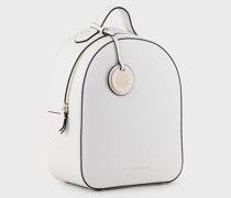 Rucksack in strukturierter Optik mit Anhänger