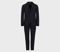 Einreihiger Anzug in Modern Fit aus kompaktem Bi-Stretch