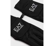 Handschuhe aus Softshell mit Logo
