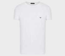 Slim-Fit-T-Shirt mit großem Adler