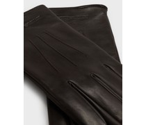 Handschuhe aus Lammnappaleder mit Schmuckstäbchen