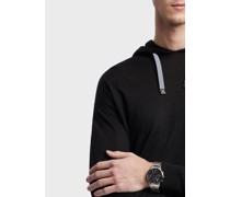 Herren-Zweizeigeruhr mit Edelstahlarmband