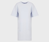 T-Shirt-Kleid aus doppellagigem Jersey