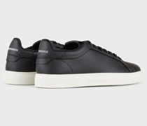 Sneaker aus weichem Leder