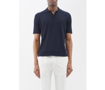 Skipper Knitted-cotton Polo Shirt