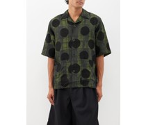 Cabana Polka-dot Jacquard Shirt