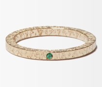 Petit Emerald & 18kt Gold Ring